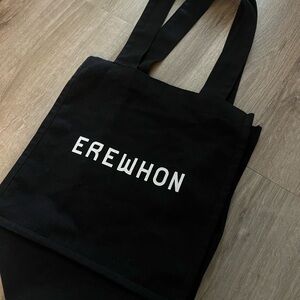 Erewhon Black Canvas Tote Bag